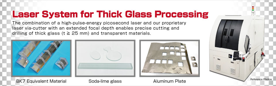 Laser System for Thick Glass Processing