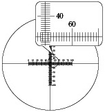 クロスXY目盛(水平目盛+垂直目盛)：R1380（5/100）XY図面