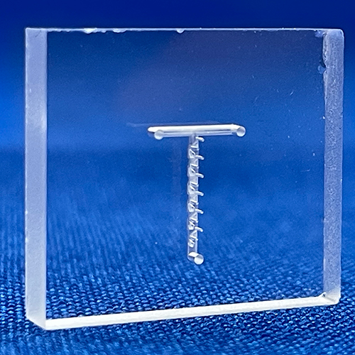 マイクロ流体ガラスデバイス：参考写真1