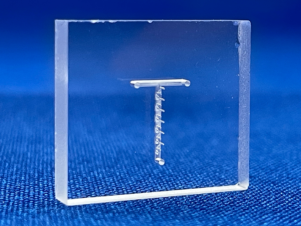 マイクロ流体ガラスデバイス 参考写真1