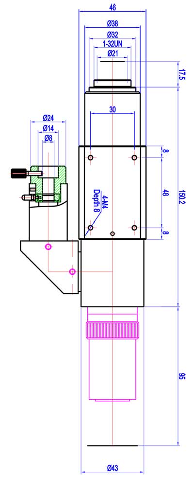 SPA-IR(赤外用):外観図